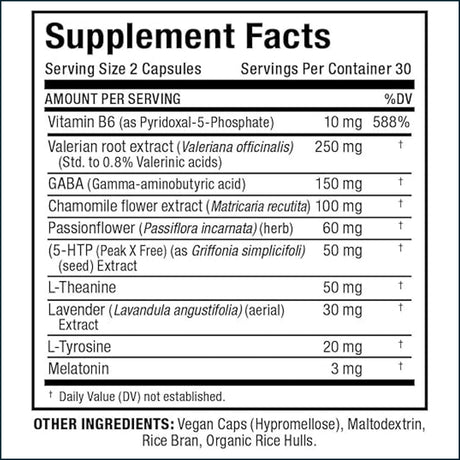 Allmax Lights Out Sleep Aid, 60 Capsules Vitamins | Herbs Allmax Nutrition 