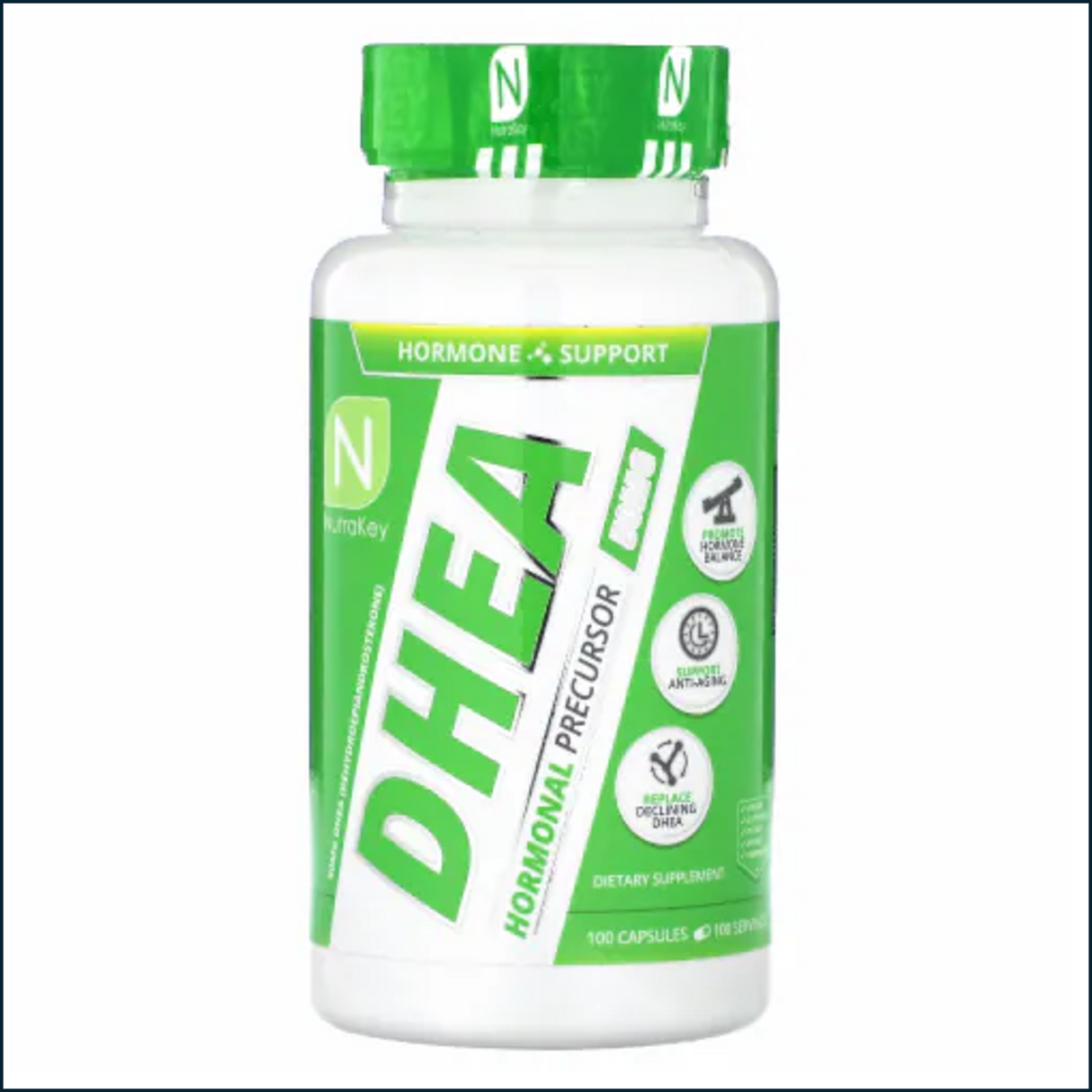 NutraKey DHEA 50mg, 100 Capsules