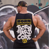 Mutant Born Hardcore Graffiti Tank Top Gym Shirt