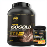 PVL ISO Gold, 5lbs 70 Servings + Free EAA + BCAA Complete 10 Serv CLEARANCE PVL - Pure Vital Labs 