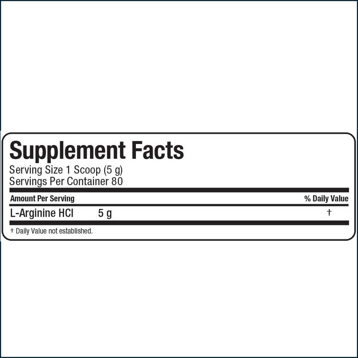 Allmax Arginine HCI, 80 Servings