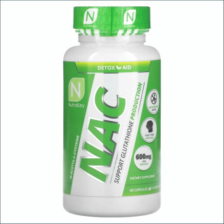 NutraKey NAC, 60 Capsules Vitamins | Herbs NutraKey Health 