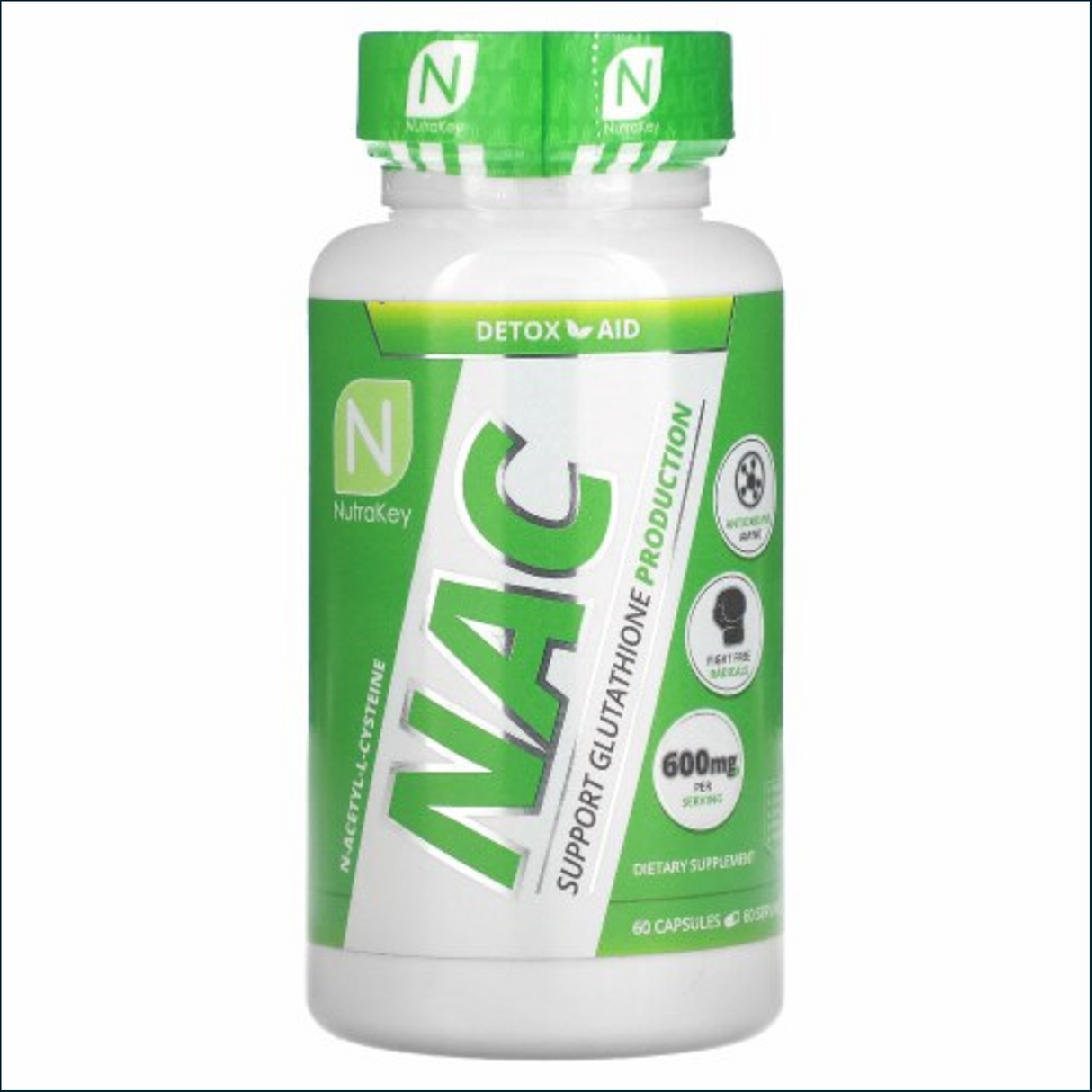 NutraKey NAC, 60 Capsules