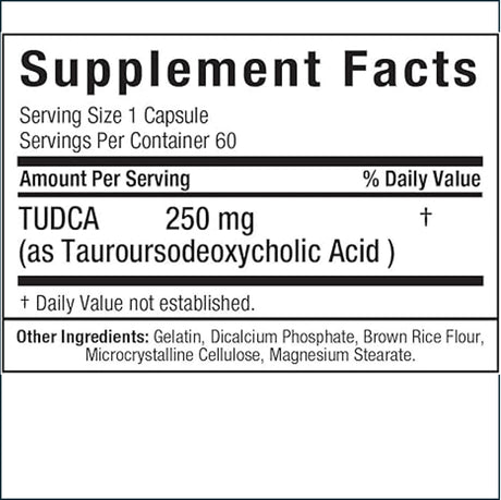 Allmax Tudca+ 250mg, 60 Capsules CLEARANCE Allmax Nutrition 