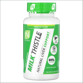 NutraKey Milk Thistle, 100 Capsules Vitamins | Herbs NutraKey Health 