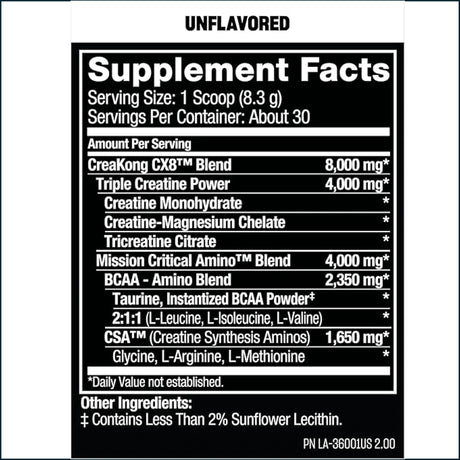 Mutant Creakong CX8 Creatine, 30 servings Creatine | Kre-Alkalyn Mutant 