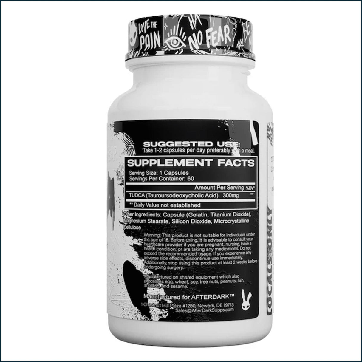 AfterDark Supps Tudca, 60 Capsules Testosterone Boosters AfterDark Supplements 