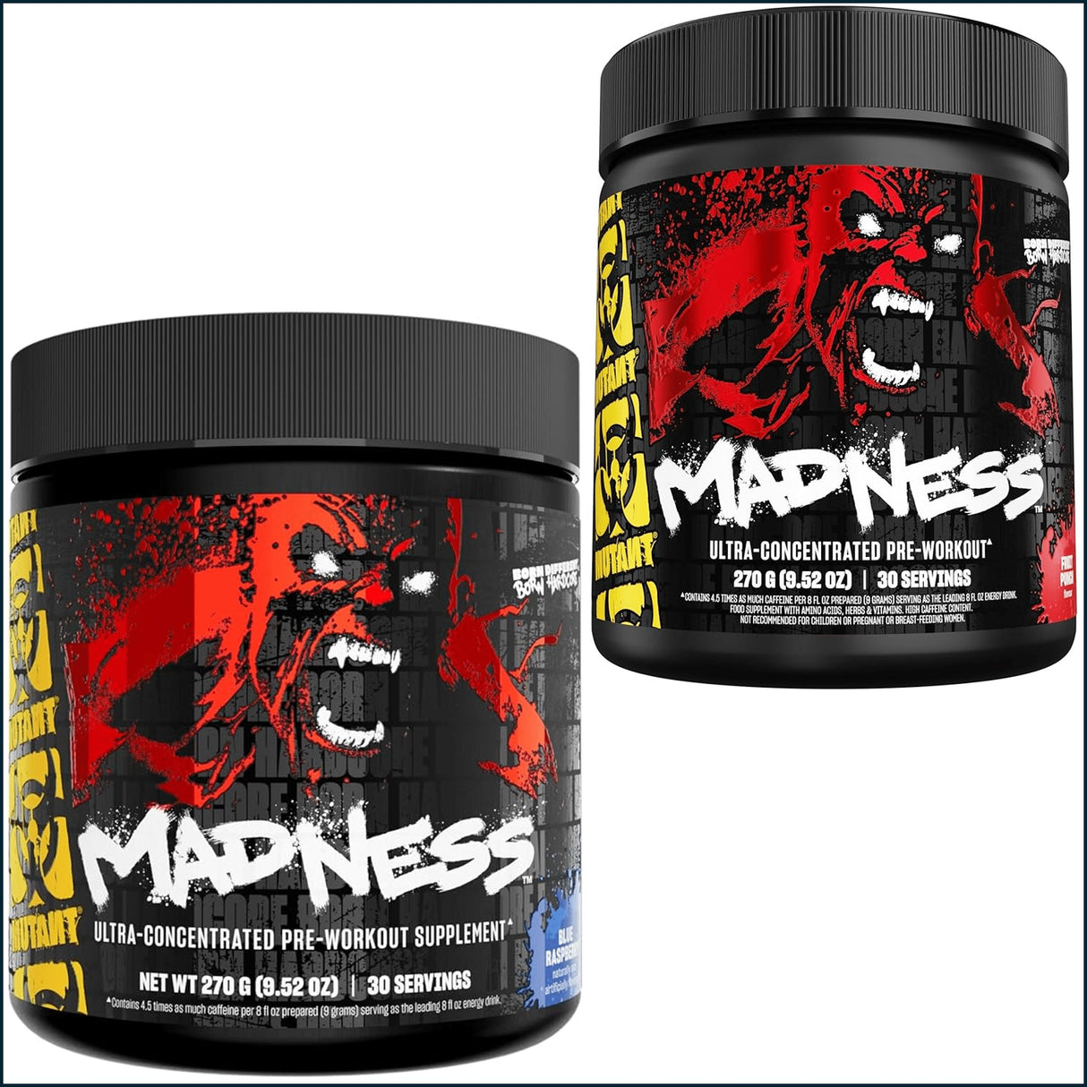 Mutant Madness, 2 x 30 Servings Pre-Workout Mutant 