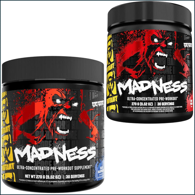 Mutant Madness, 2 x 30 Servings Pre-Workout Mutant 