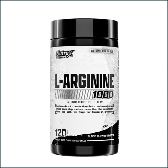 Nutrex L-Arginine 1000, 120 Capsules Testosterone Boosters Nutrex Research 