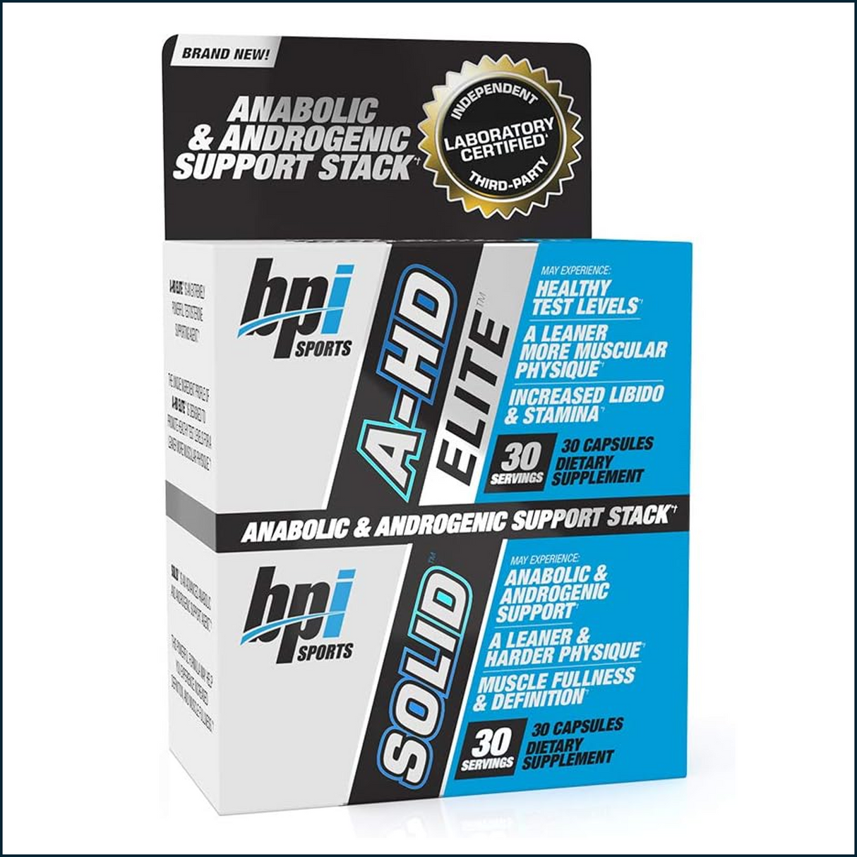 BPI Sports A-HD Elite & Solid Combo, 30 Servings