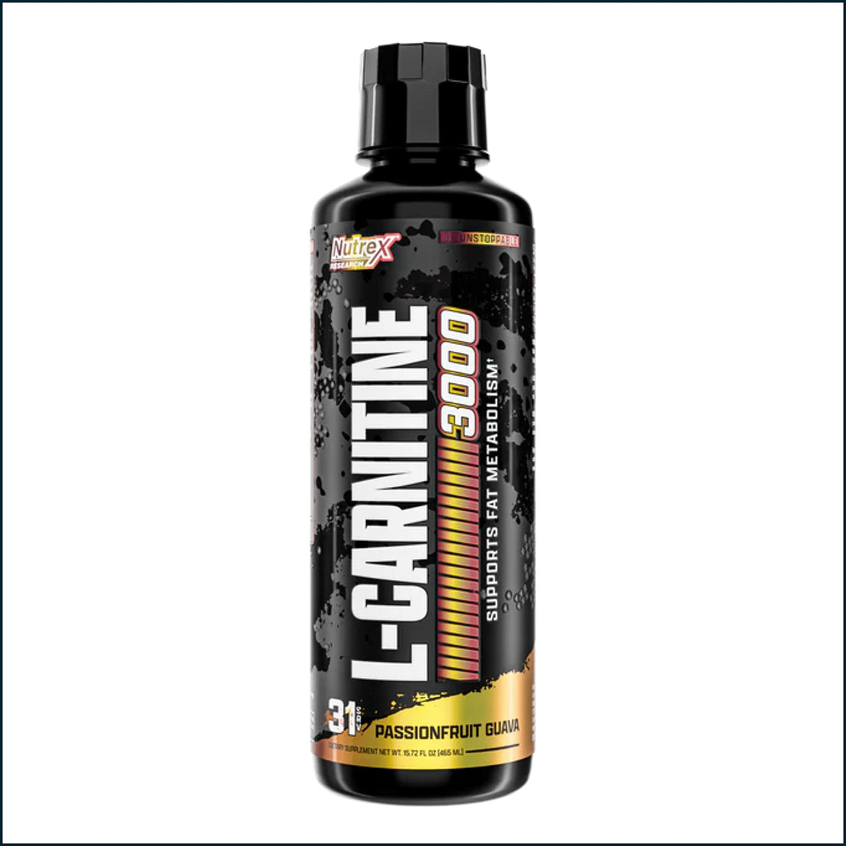 Nutrex L-Carnitine 3000, 31 Servings Weight Loss Nutrex Research 