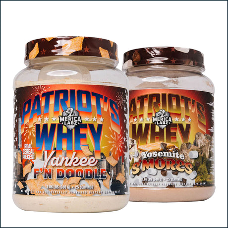 'Merica Labz Patriot's Whey, 2 x 2lbs (Mix & Match) CLEARANCE 'Merica Labz 