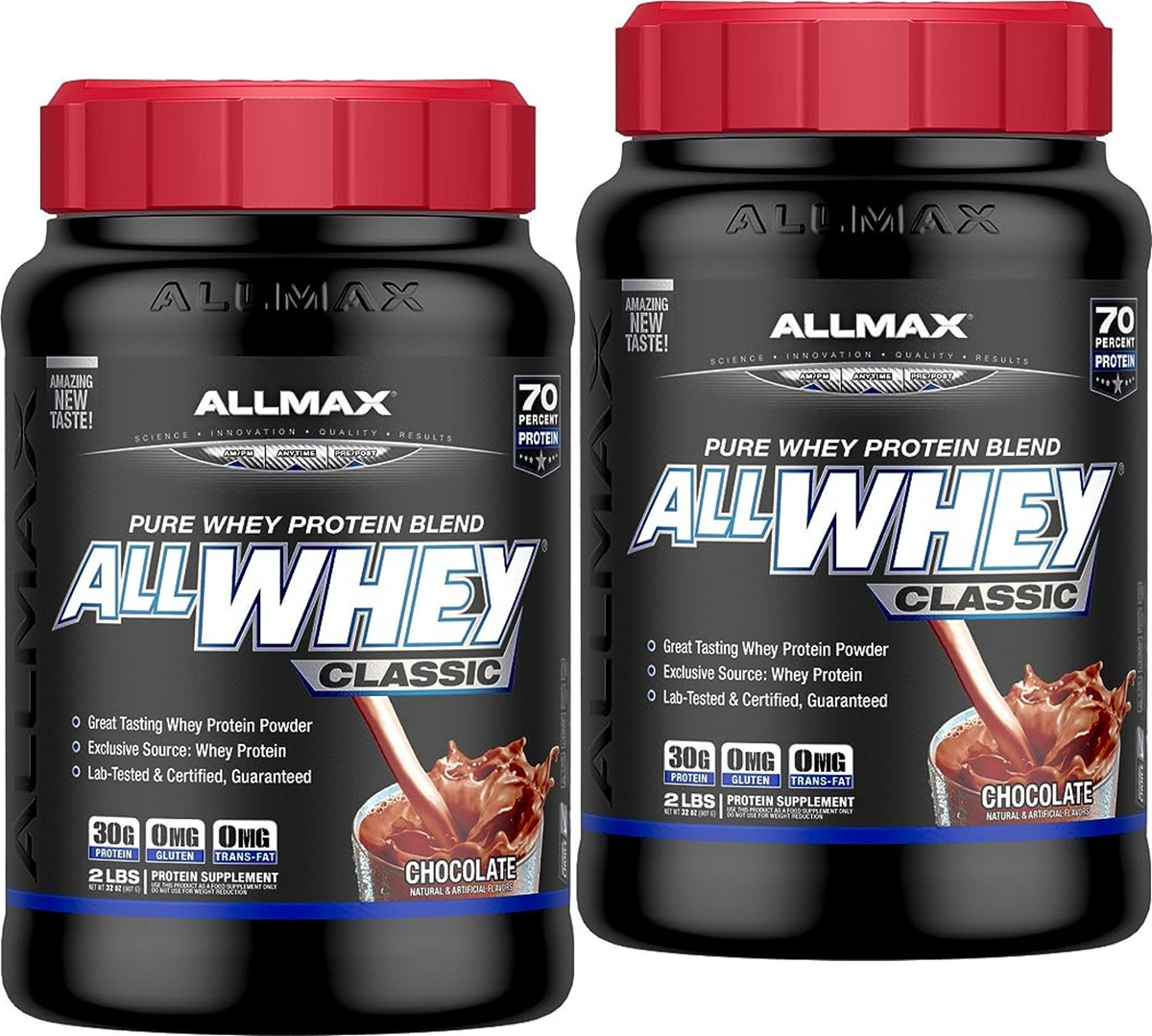 Allmax AllWhey Classic Whey Protein, 2 x 2lbs - 20serv