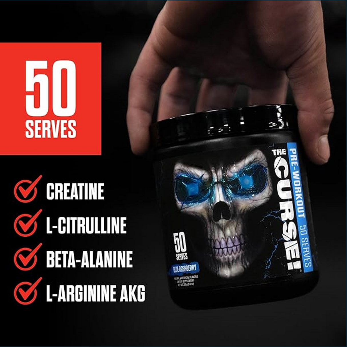 JNX Sports The Curse! Pre-workout, 50 Servings