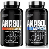 Nutrex Anabol NightTime & Ripped Combo, 60 Caps of each