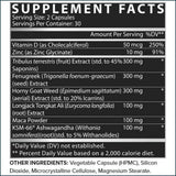 Nutrex T-Up Max Test Booster, 60 Caps Testosterone Boosters Nutrex Research 