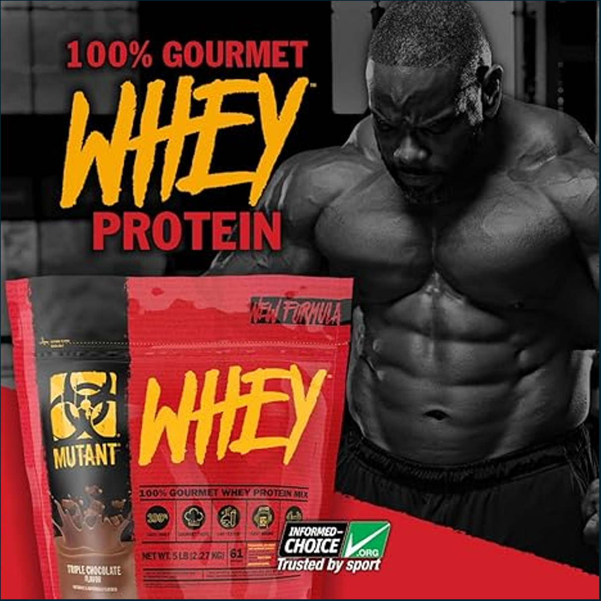 Mutant Whey, 5lbs - 60 Servings