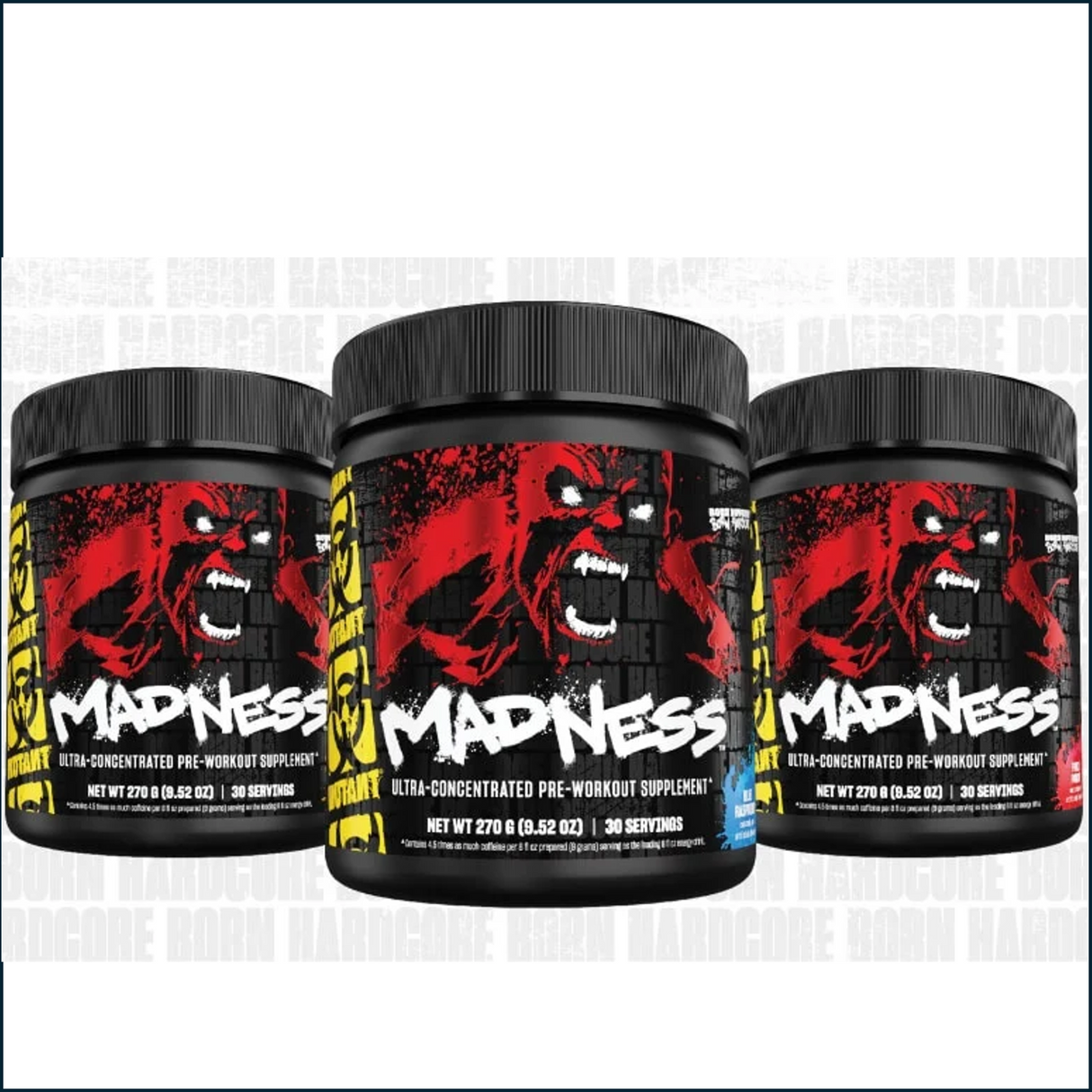 Mutant Madness, 3 x 30 Servings