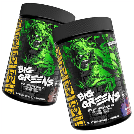 Mutant Big Greens, 2 x 30 Servings (Mix & Match) Combo Deals - BOGO Mutant 