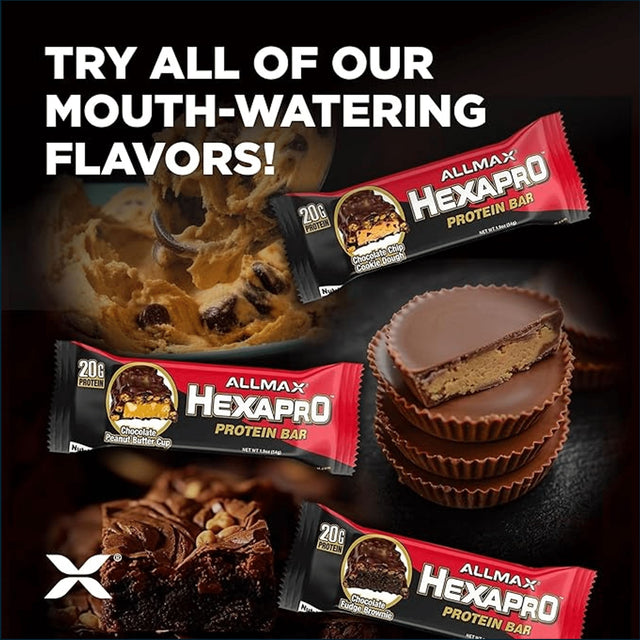 Allmax Hexapro Protein Bar, 3 Bars Bars, Cookies & Snacks Allmax Nutrition 