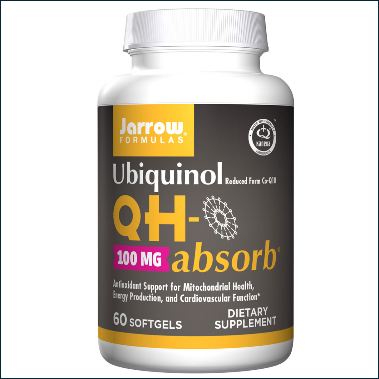 Jarrow Formulas Ubiquinol QH-absorb, 100mg 60 SoftGels
