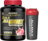 Allmax AllWhey Gold Whey Protein Strawberry, 5lbs - 71serv - Free Shaker