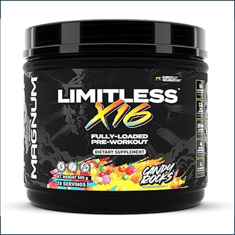 Magnum Limitless X16 Pre-WorkOut, 20 Servings Pre-Workout Magnum Nutraceuticals 