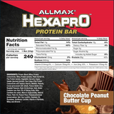 Allmax Hexapro Protein Bar, Box of 12