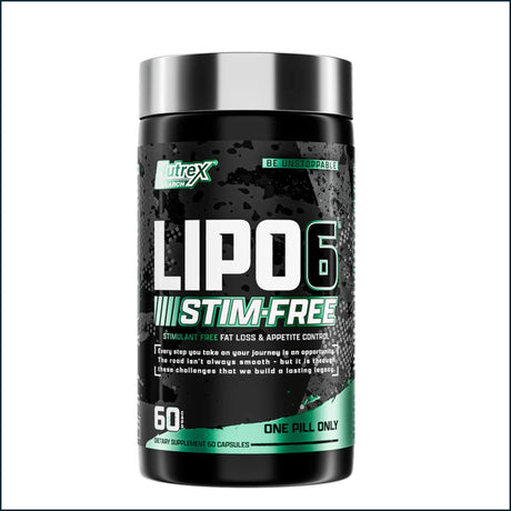 Nutrex LIPO-6 Stim-Free, 60 Caps (New Formula) Weight Loss Nutrex Research 