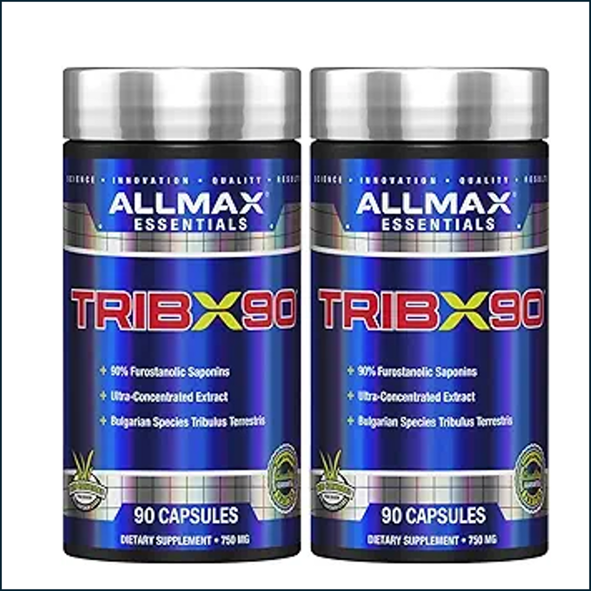 Allmax Tribx90 Test Booster, 2 x 90 Capsules