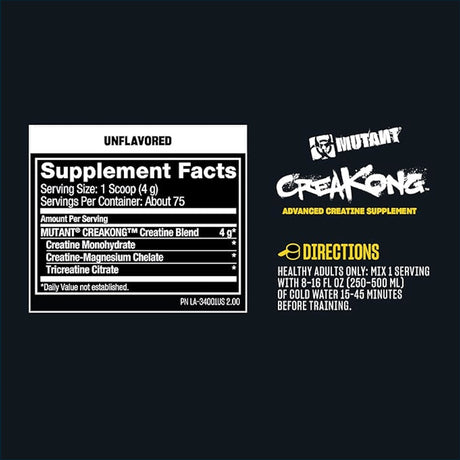 Mutant Creakong, 2 x 75 servings Combo Deals - BOGO Mutant 