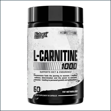 Nutrex L-Carnitine 1000, 60 Caps Weight Loss Nutrex Research 