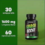 Smash Boost Nitric Oxide Booster , 3 x 60 Capsules Testosterone Boosters Smash 