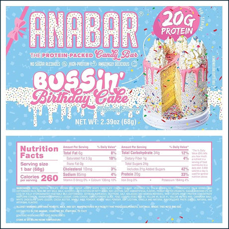 Anabar Protein Bar - Box of 12 CLEARANCE Anabar 