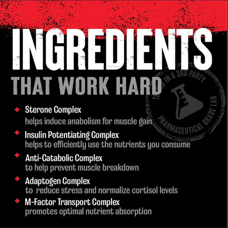 Animal M-Stak Accelerator, 21 Packs Testosterone Boosters Universal Nutrition 