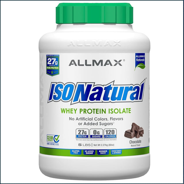Allmax IsoNatural Pure Whey Protein Isolate, 5lbs Protein Allmax Nutrition 