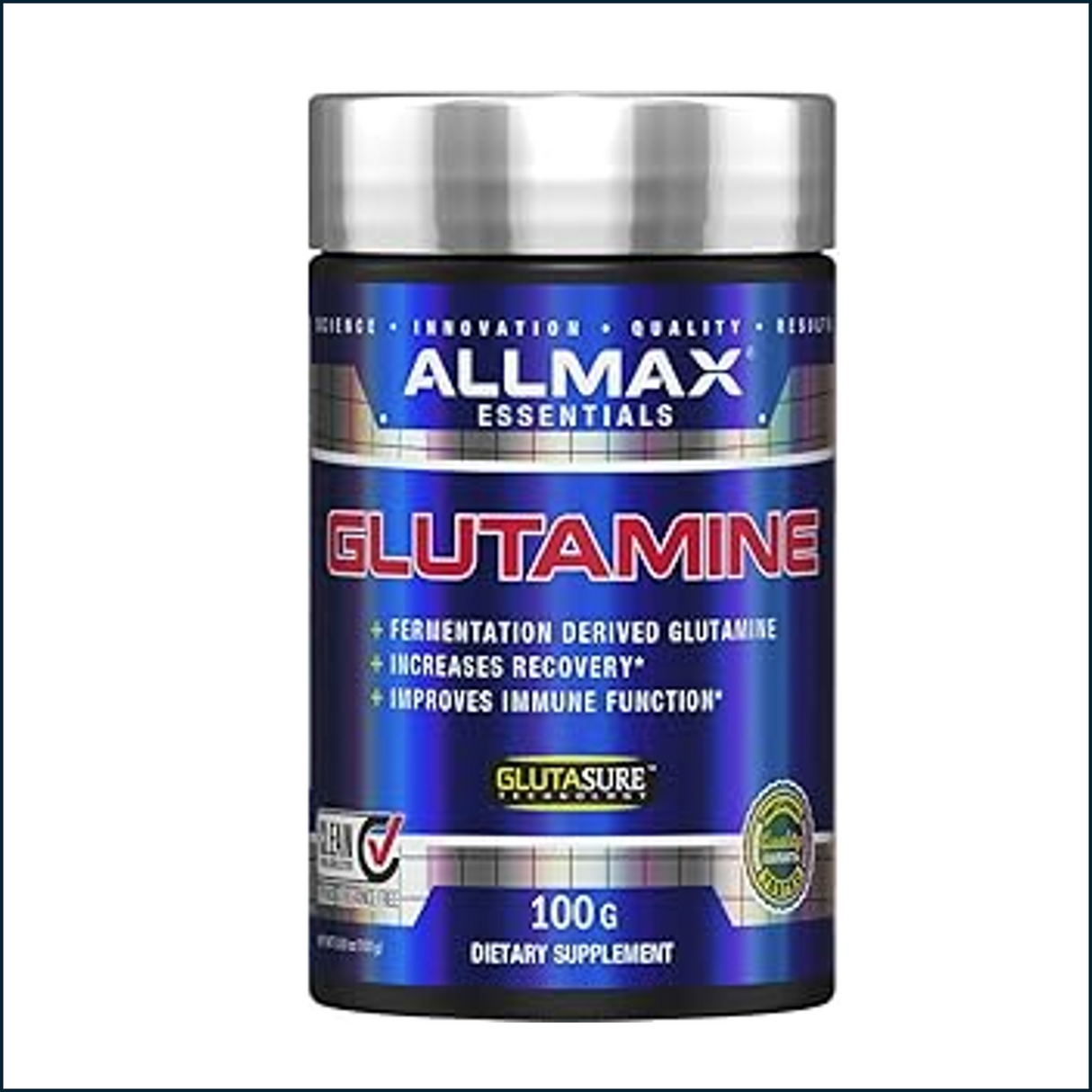 Allmax Glutamine, 100 Grams - 20 Serv