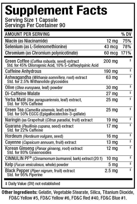 Allmax Rapidcuts Shredded, 90 Capsules Weight Loss Allmax Nutrition 