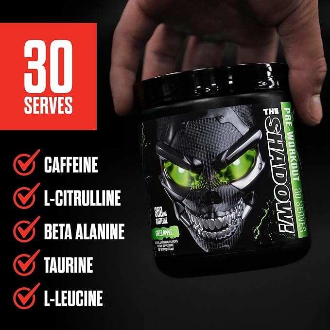 JNX Sports The Shadow! Pre-WorkOut, 30 Servings