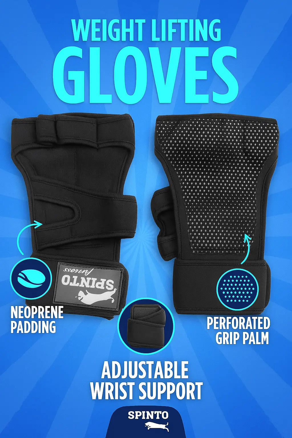 Ventilated Gym Gloves | Grip. Support. Perform.