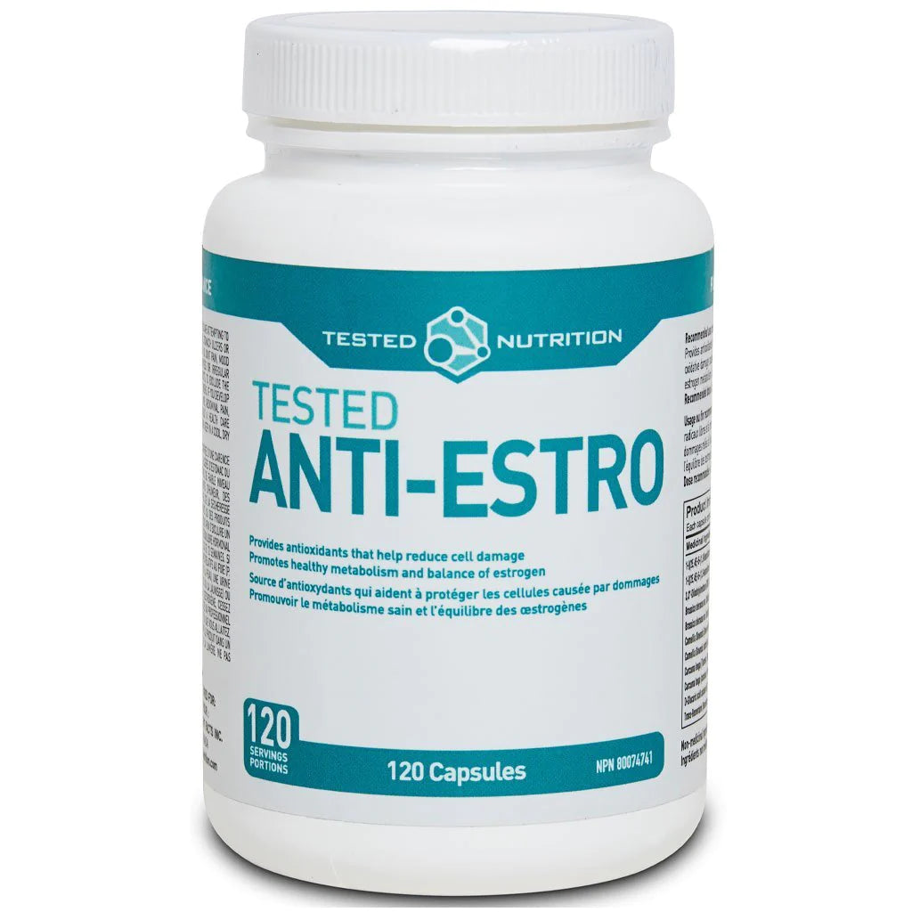 Tested Nutrition ANTI-ESTRO (Estrogen Control), 120 VCaps (Last One)