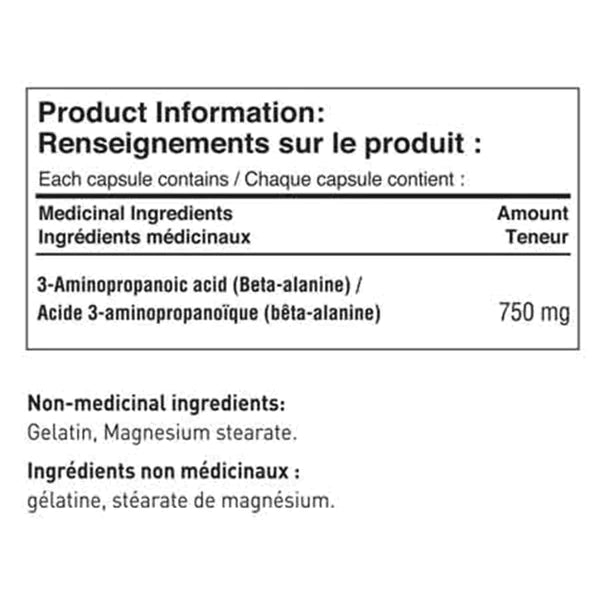 Tested Nutrition Beta Alanine, 180 Caps