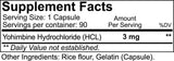 NutraKey Yohimbine HCL, 90 Capsules