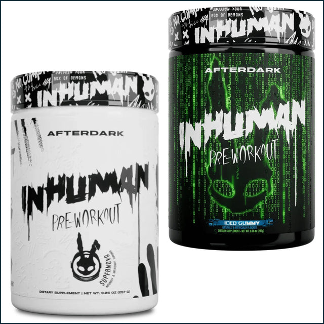 AfterDark Supps InHuman Pre-Workout, 2 x 21 Servings Pre-Workout AfterDark Supplements 