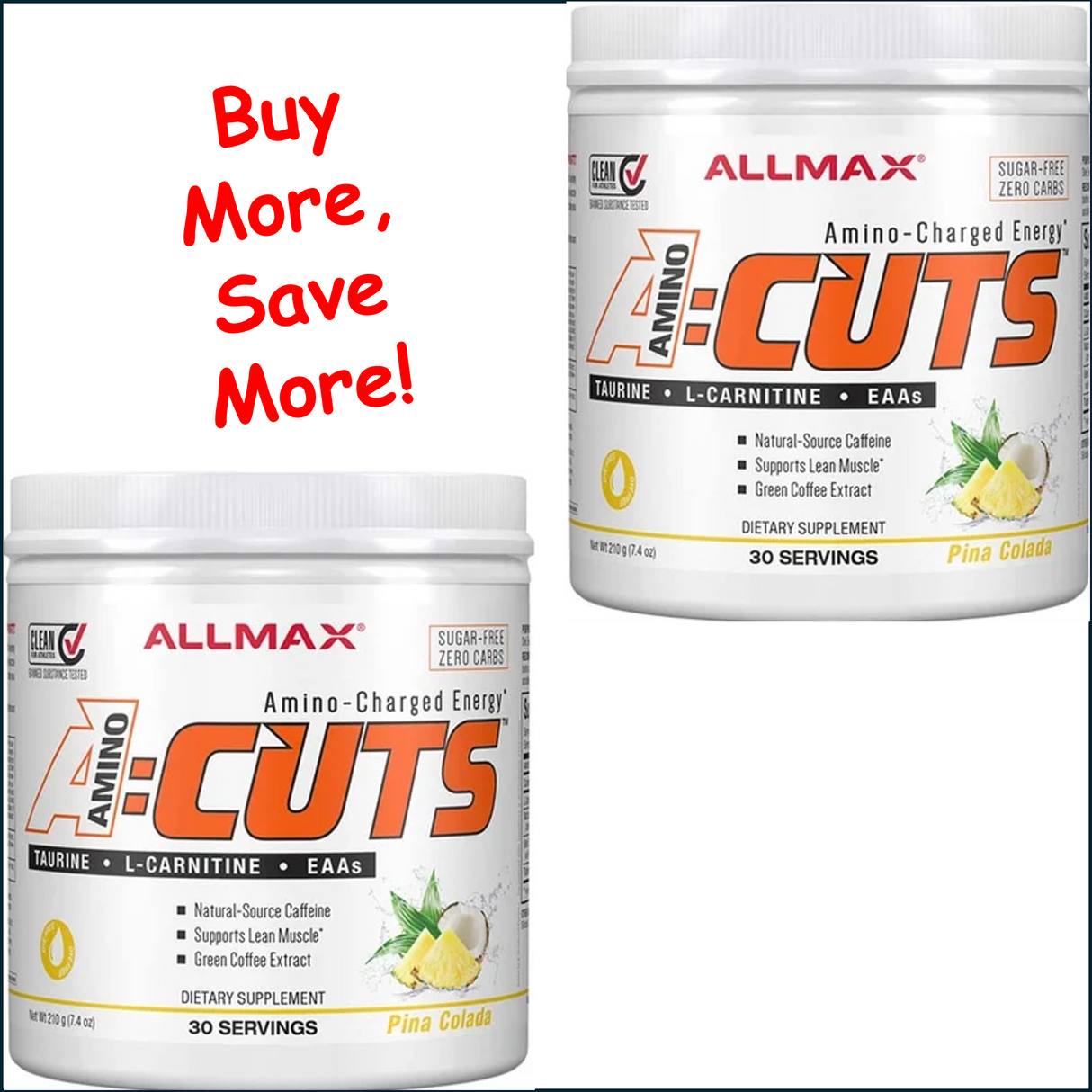 Allmax AminoCuts, 2 x 30 Servings
