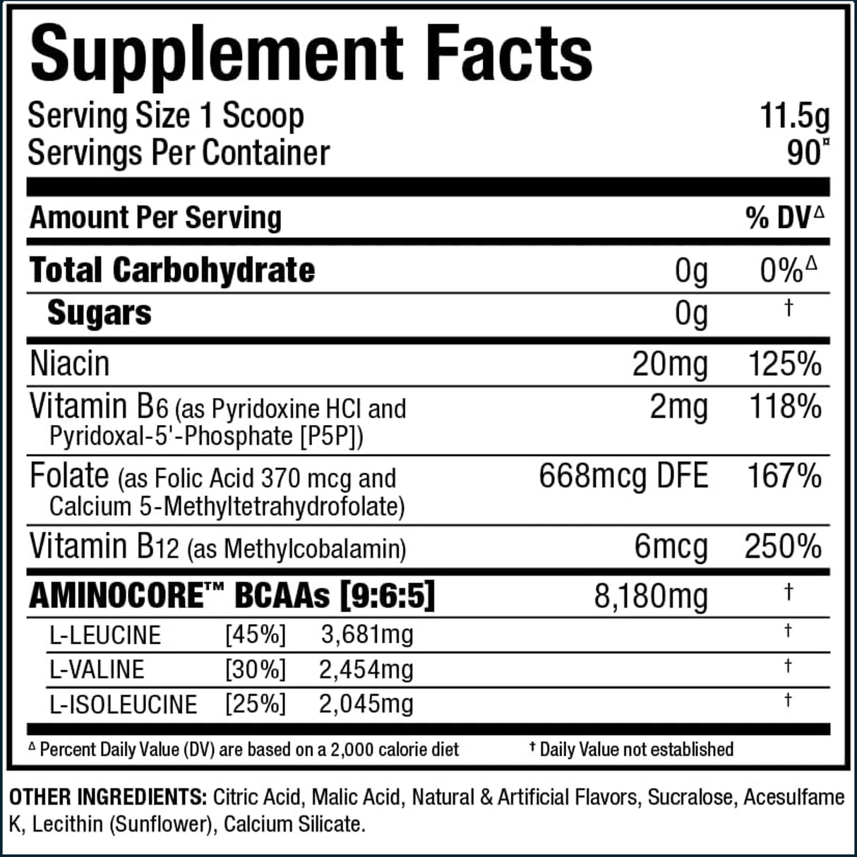 Allmax Aminocore, 90 Servings