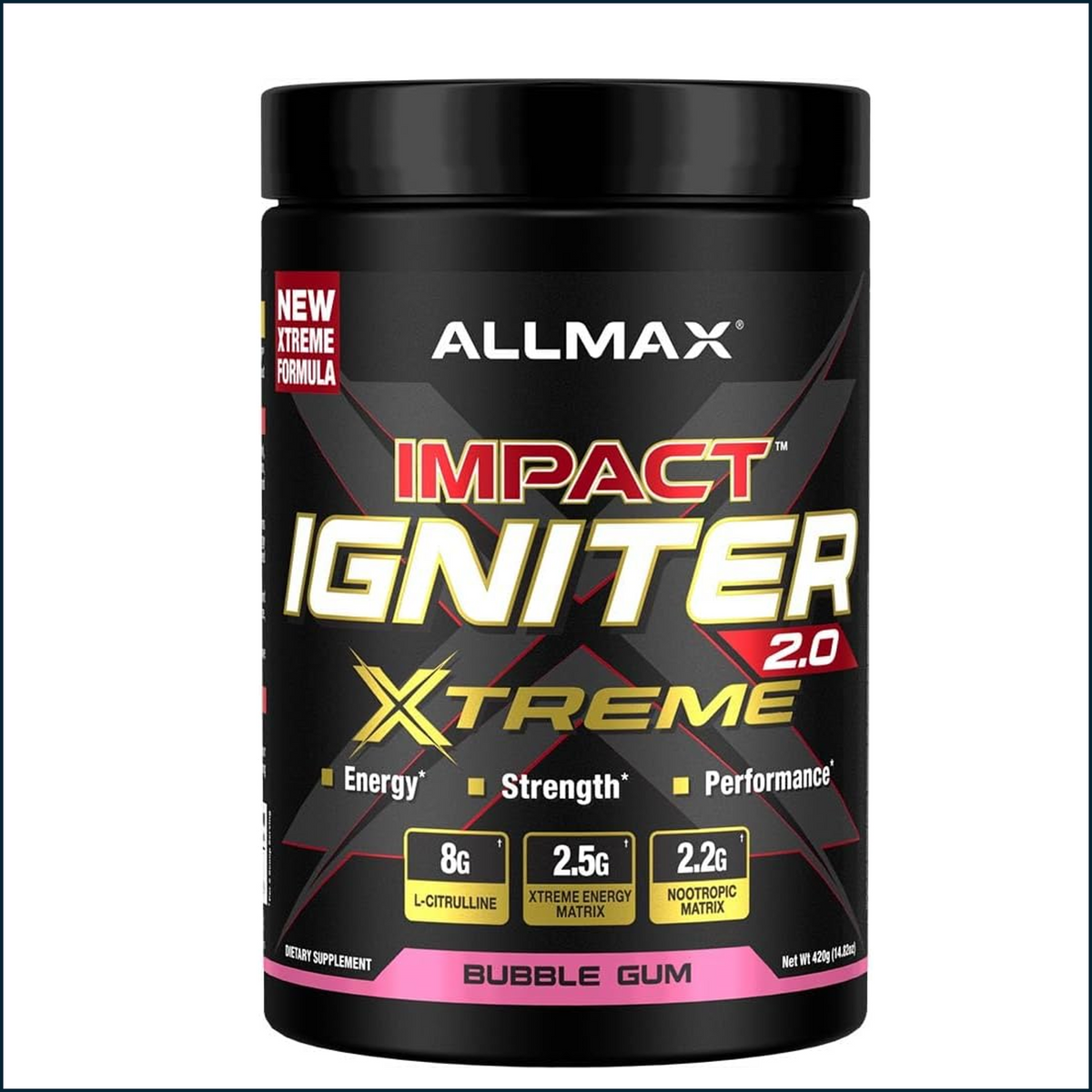 Allmax Impact Igniter Xtreme 2.0, 30 Servings