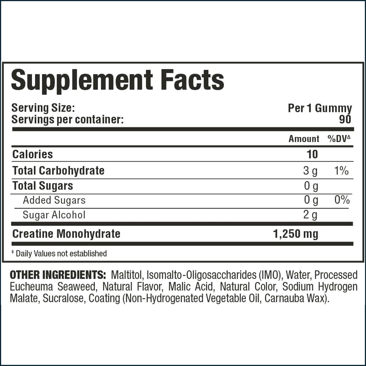 Allmax Creatine Gummies, 90 Gummies