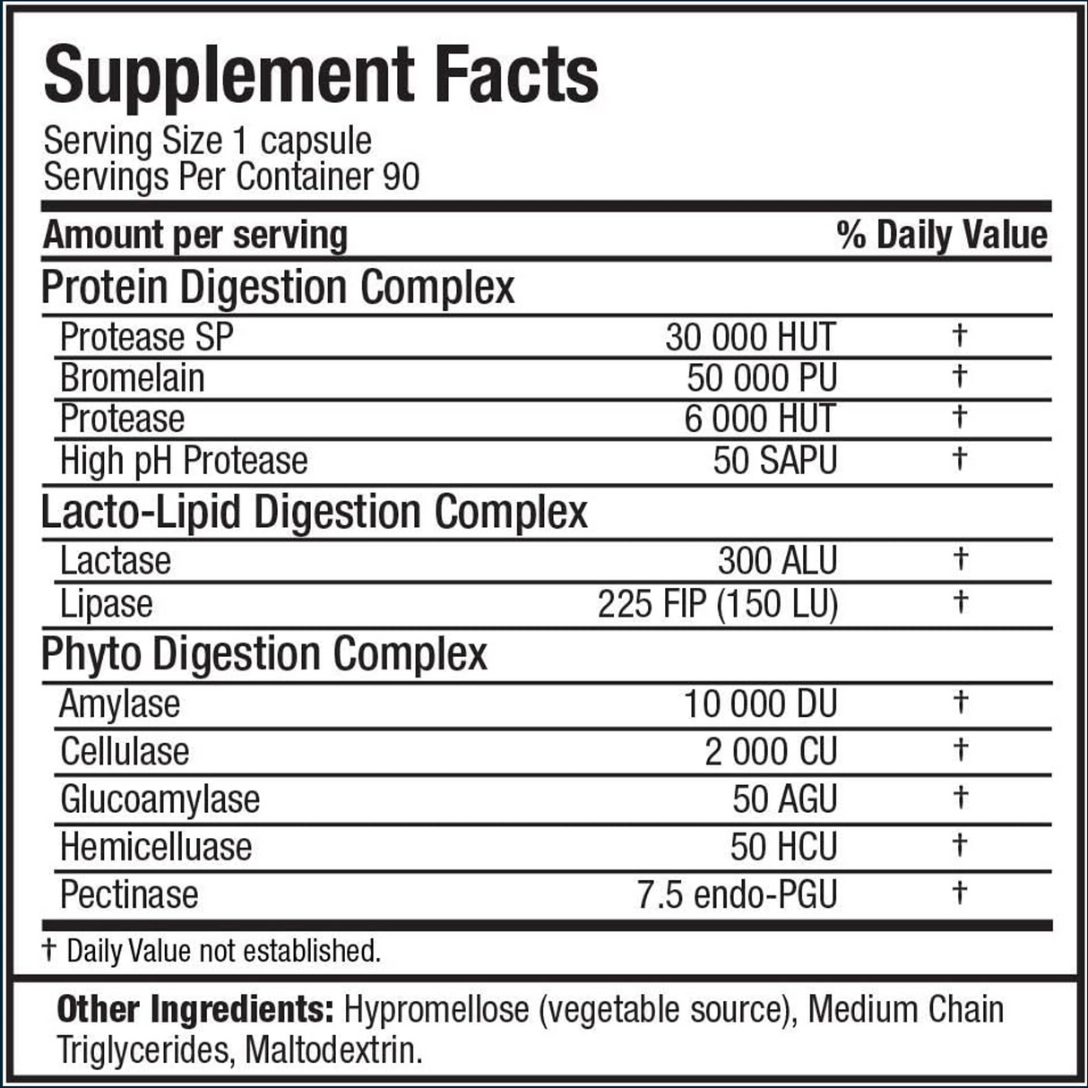 Allmax Digestive Enzymes, 90 Caps